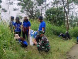 Babinsa Selo dan Mahasiswa Salatiga Hijaukan Lereng Merbabu, Tangkal Longsor dan Lestarikan Alam