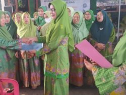 Pengukuhan Pengurus Muslimat Ranting Desa Nepen Meriah, Dihadiri 500 Jamaah