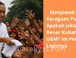 Menjawab Keraguan Publik: Apakah Jokowi Benar Kuliah di UGM? Ini Penjelasan Logisnya