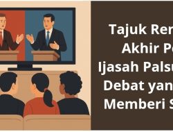 Tajuk Rencana Akhir Pekan: Ijasah Palsu dan Debat yang Tak Memberi Solusi