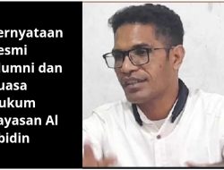 Pernyataan Resmi Alumni dan Kuasa Hukum Yayasan Al Abidin