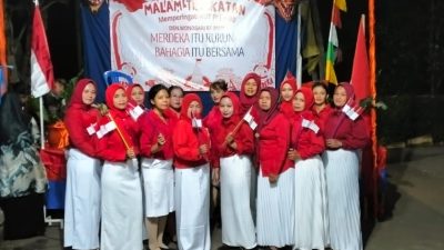 Warga Dusun Wonosari Gelar Malam Tirakatan Sambut HUT RI ke-80