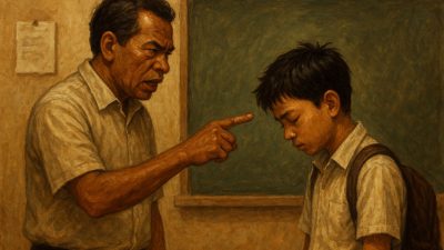 Tamparan Mendidik dan Orang Tua yang Terlalu Rapuh